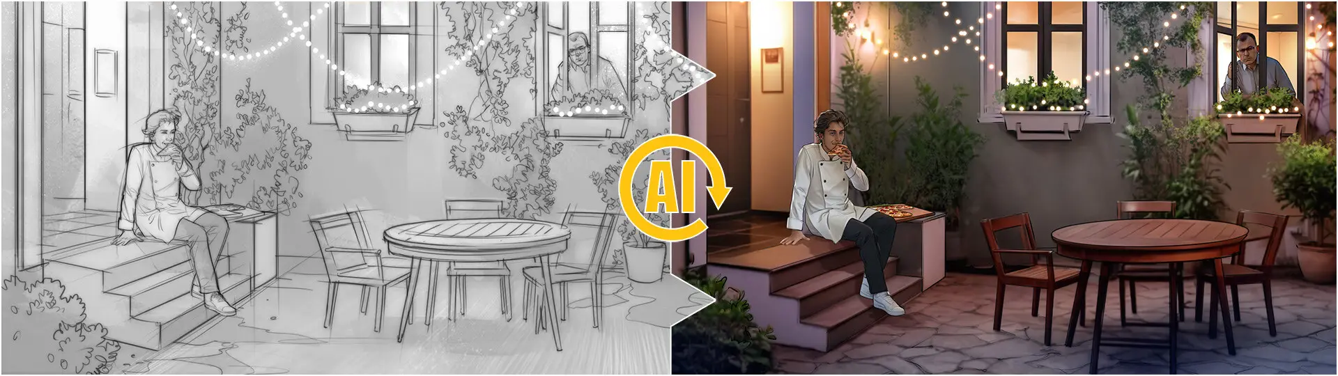 Funky Blog Header Image - Explain Video AI Visuals