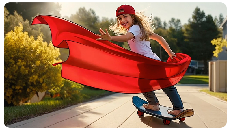 KI-Künstler Artwork als Beispiel für Animatic-Visualisierung